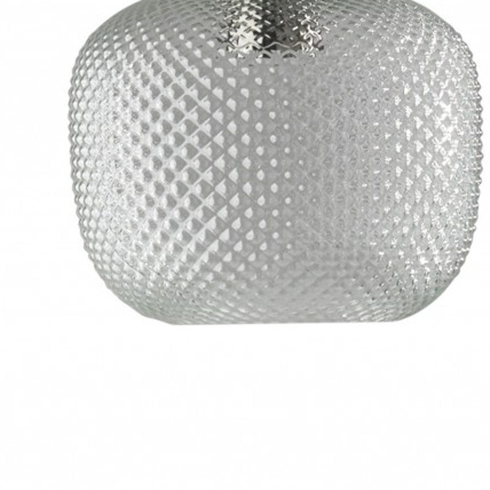 60" Task Floor Lamp With Clear Globe Shade