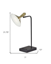 Brass Spotlight Black Metal Led Desk Lamp