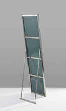 Brushed Steel Floor Mirror - 13.5