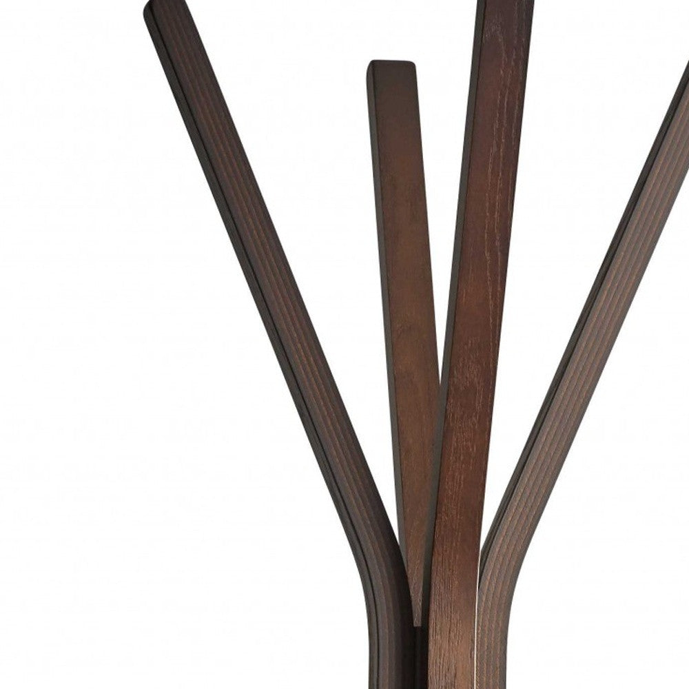 16.5" X 16.5" X 68.25" Natural  Coat Rack