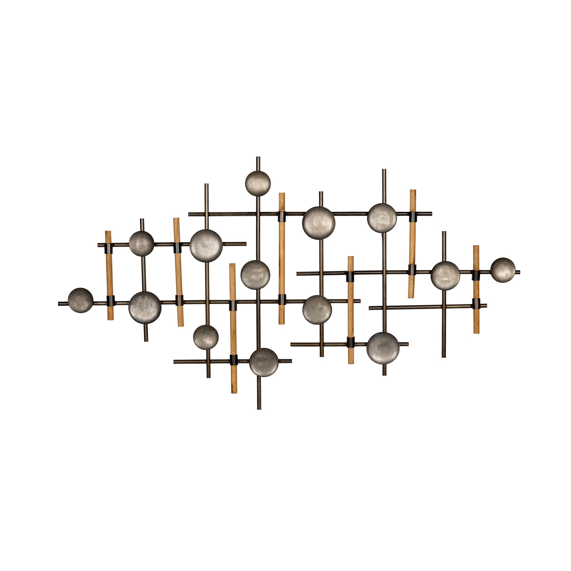 Geo Circles And Lines Large Wall Art