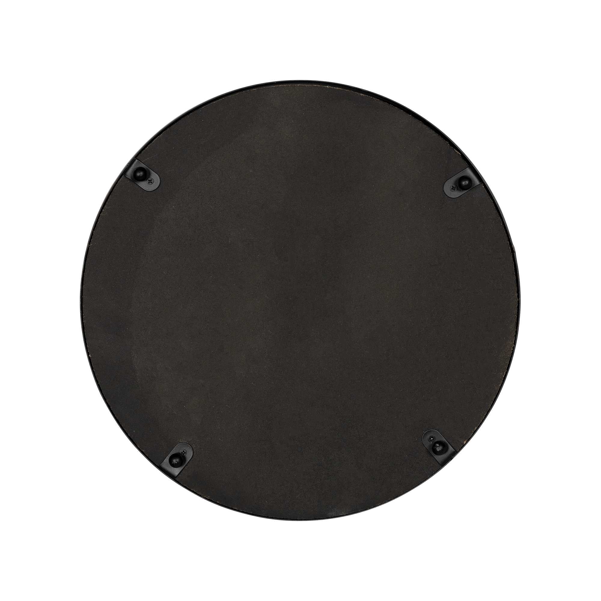 12 Round Metal Frame & Wood Tray