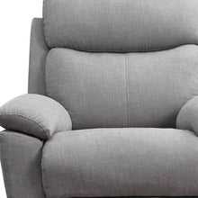Light Grey Fabric Glider & Swivel Power Recliner With Usb Port - 35