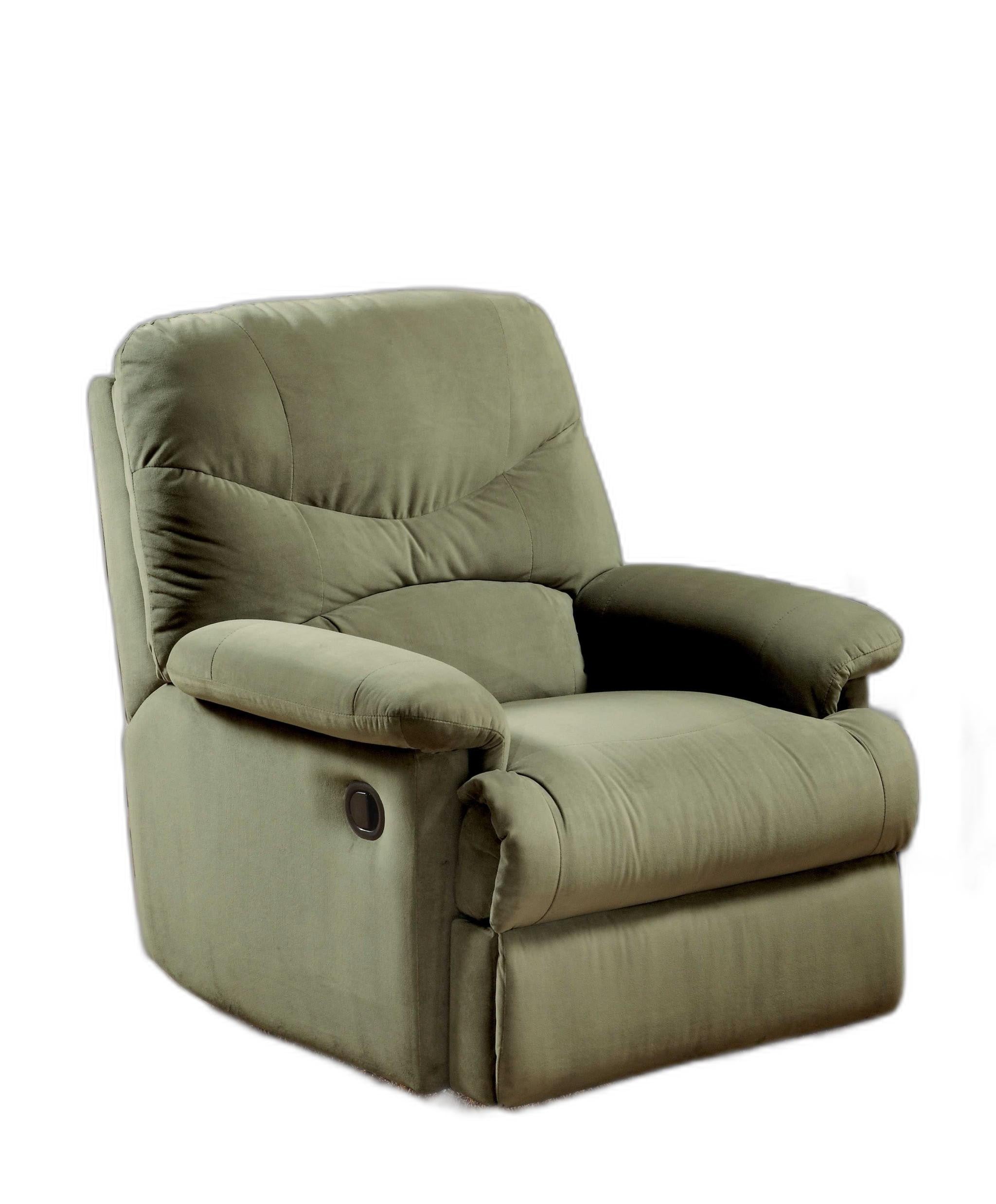 Sillón reclinable de microfibra beige de 35" X 35" X 40" (Motion)