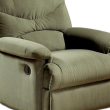 Sillón reclinable de microfibra beige de 35