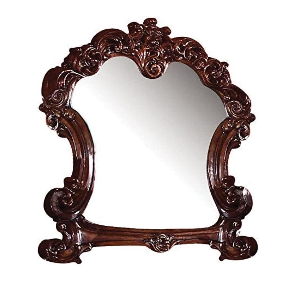 47" X 3" X 45" Cherry Wood Mirror
