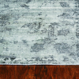 39 X 63 Grey Viscose Rug