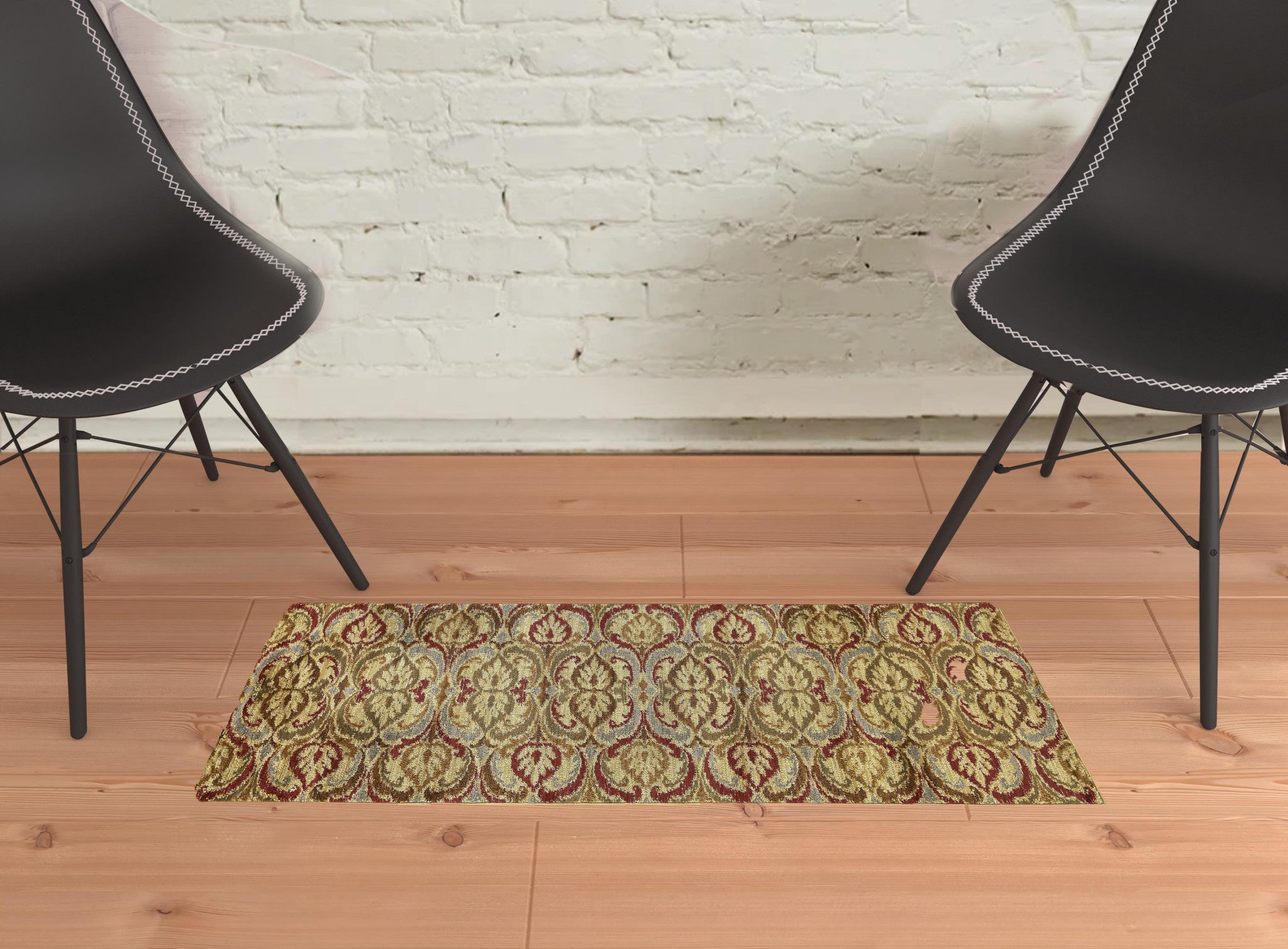 23 X 35 Gold Polypropylene Rug