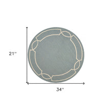 7' Square   Uv Treated Polypropylene Spa Area Rug