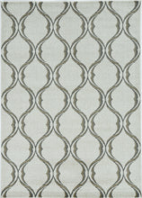 2' X 3' Sand Wavy Line Pattern Accent Rug