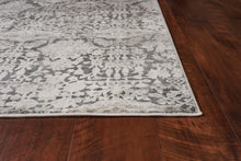 63 X 91 Grey Polyester Or  Viscose Rug