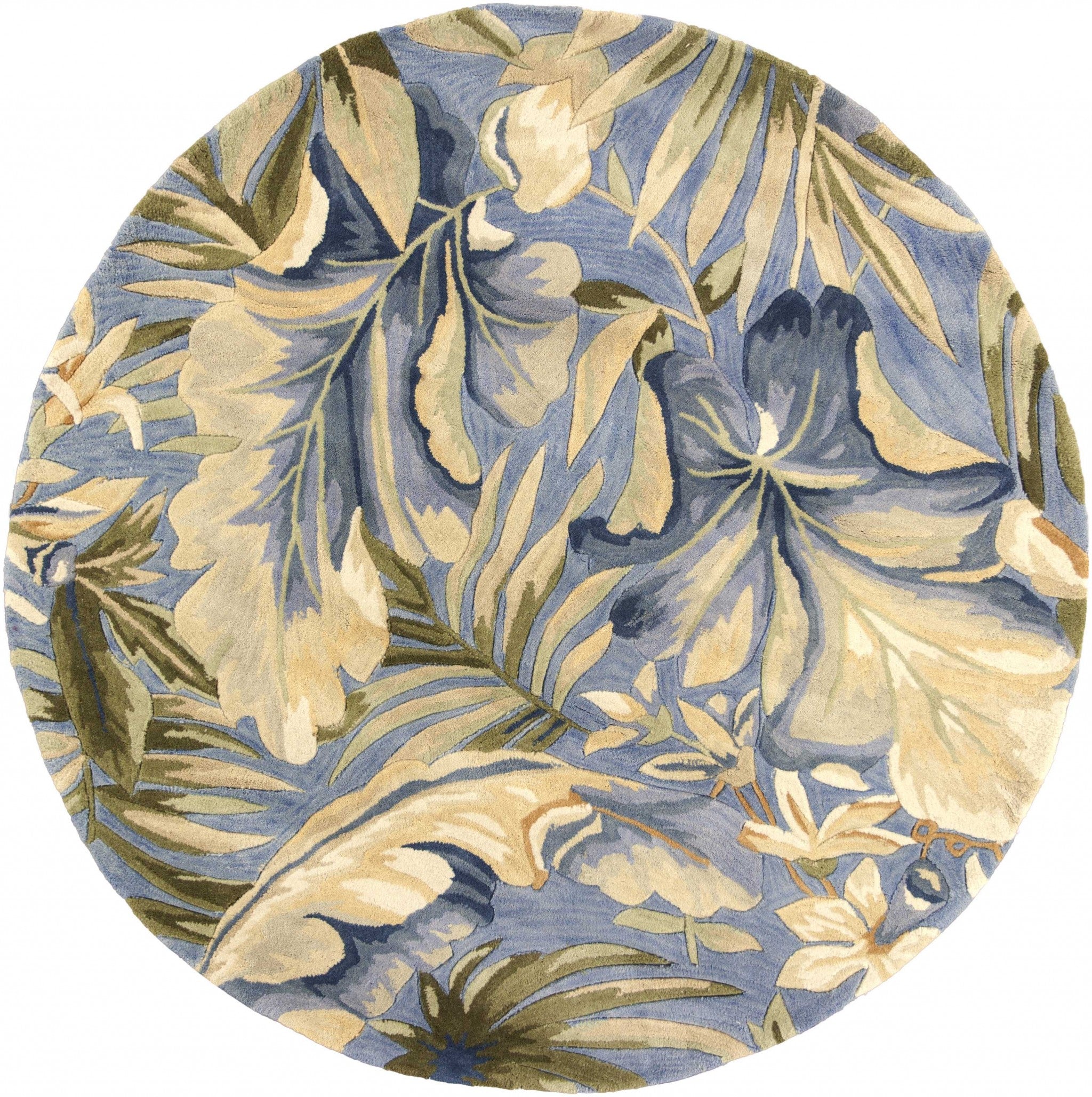 8' Teal Machine Woven Distressed Traditional Indoor Runner Rug