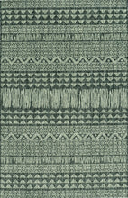 5' X 8' Charcoal Aztec Pattern Rug