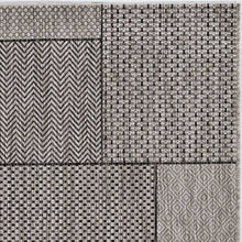 5' X 8' Grey Geometric Patterns Area Rug