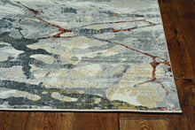 Seafoam Green Hand Hooked Sea Shells Indoor Runner Rug 8'