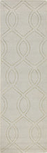 Seafoam Green Hand Hooked Sea Shells Indoor Runner Rug 8'