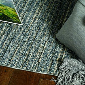 2' X 8' Denim Industrial Runner Rug