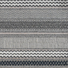 8' Taupe Machine Woven Uv Treated Tribal Indoor Outdoor Runner Rug