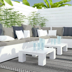 4' X 6' Taupe Geometric Lines Area Rug