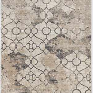 4' X 6' Ivory Faded Vintage Area Rug
