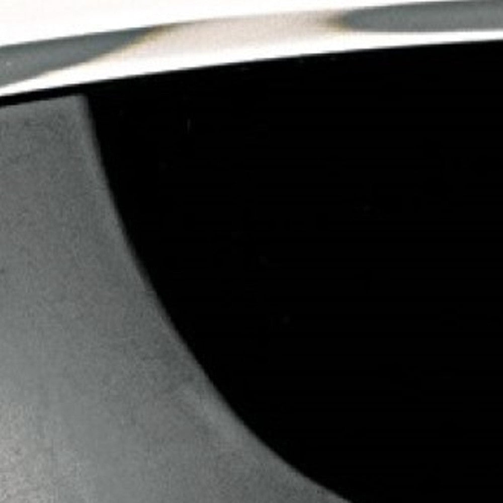 6 口吹水晶歐洲製造無鉛深黑色碗