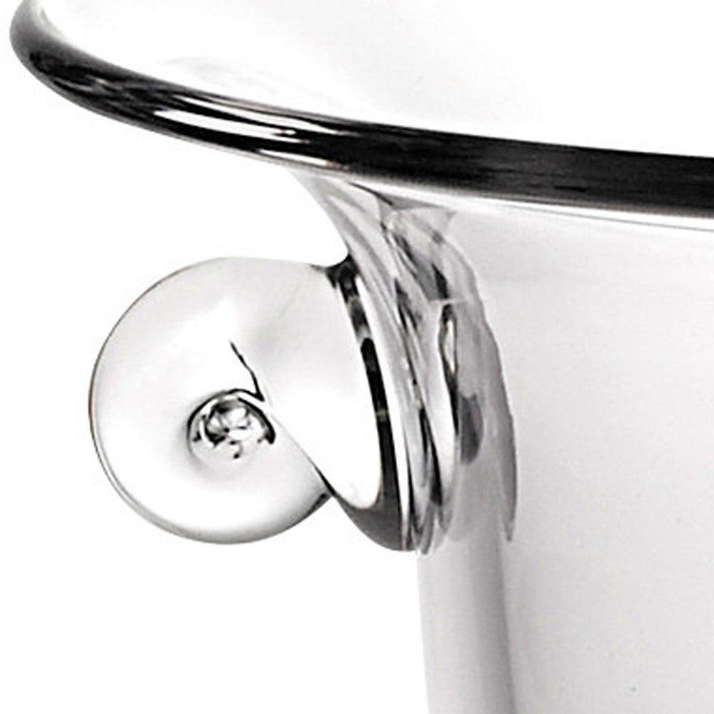 11 Trofeo de cristal soplado en la boca Centro de mesa de fruta o ponche hecho en Europa