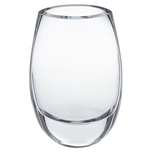 8 Mouth Blown Polish Oval Thick Walled Vase