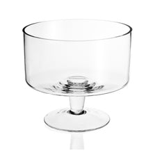 9 Mouth Blown Trifle Glass Bowl