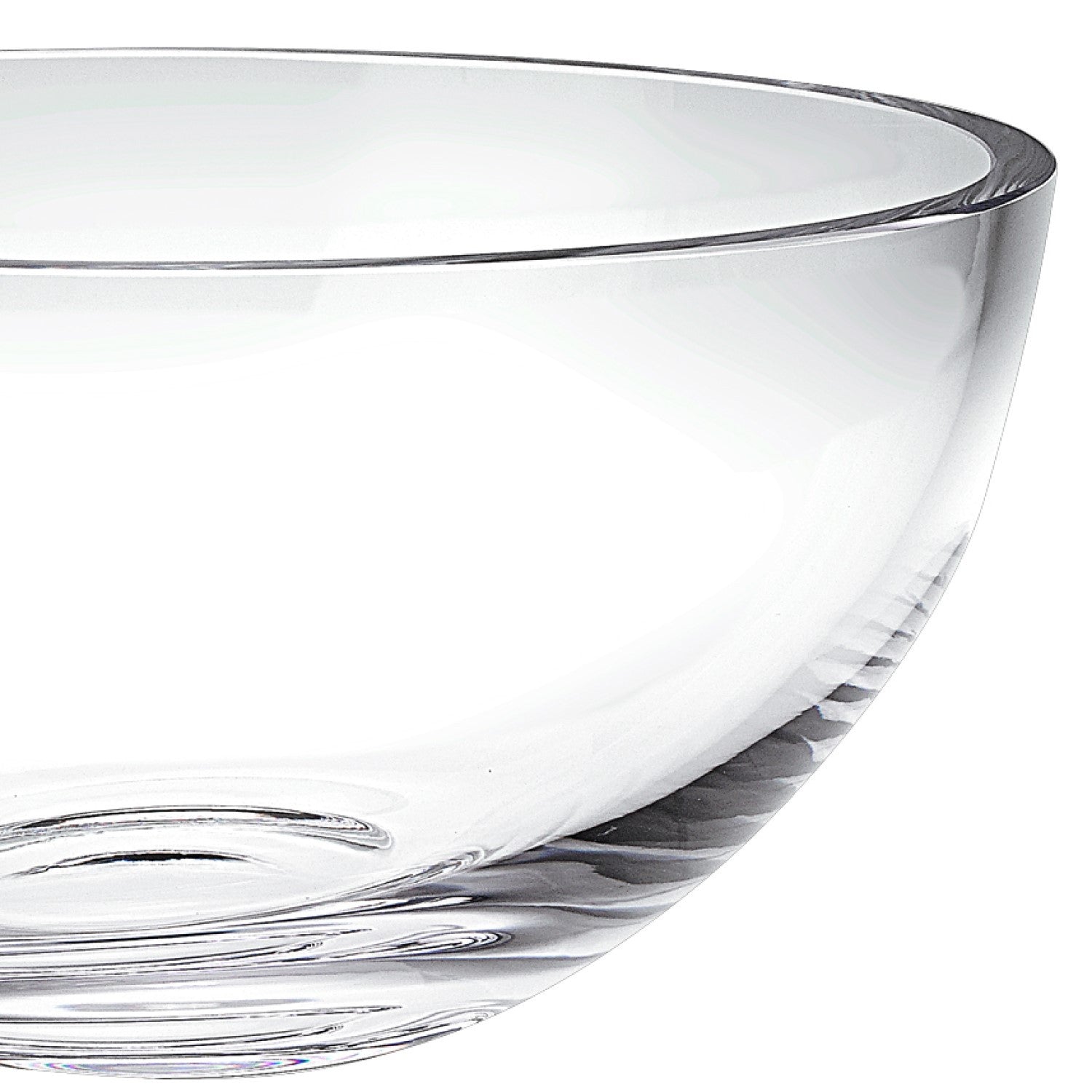 10 Mouth Blown Glass Salad Or Fruit Bowl