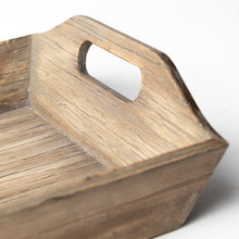 Natural Brown Wood With Grains And Knots Highlight Trays Set Of 2