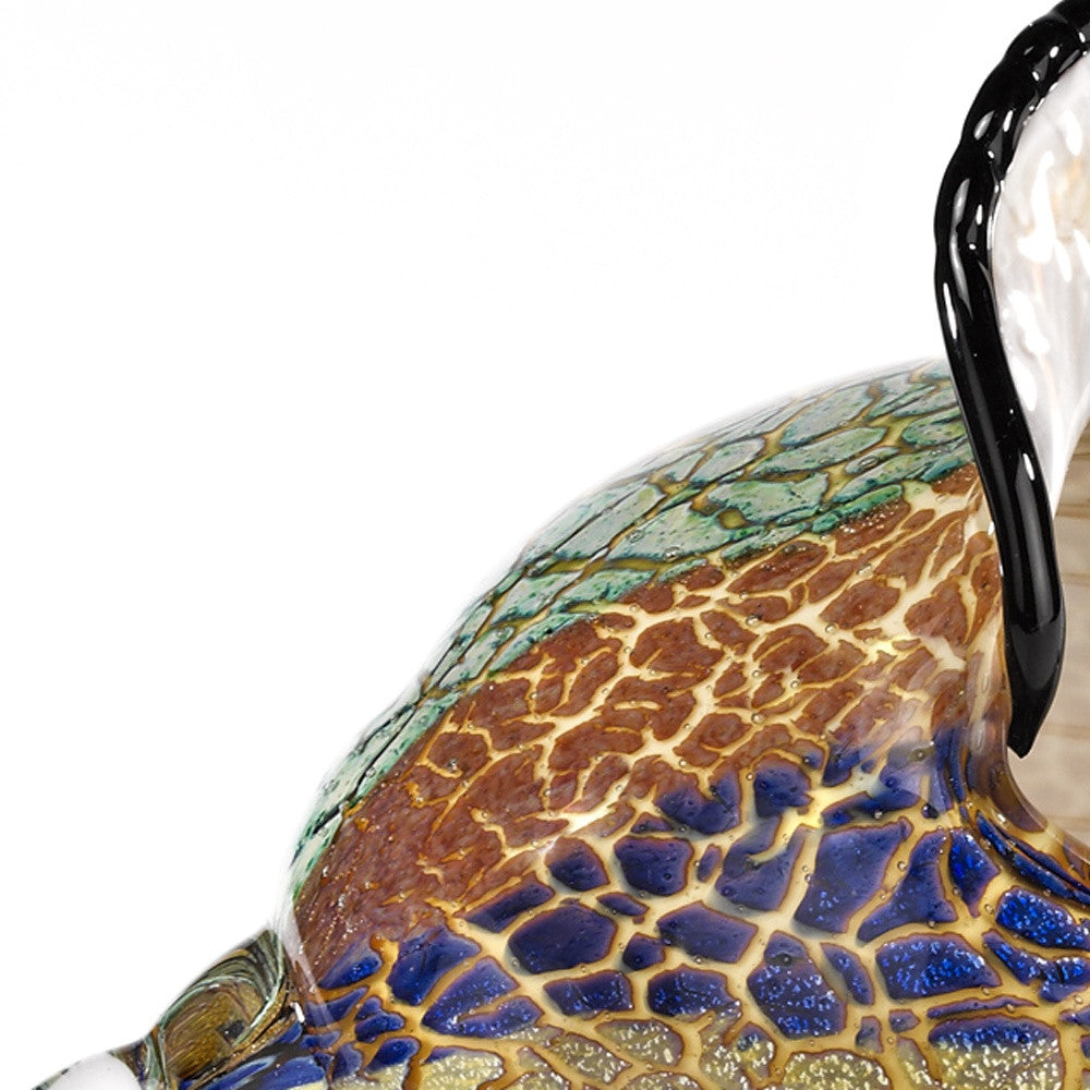 5 Mouth Blown Large Conch Shell Artistic Glass