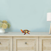 4 Mouth Blown Turtle Art Glass