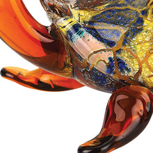 4 Mouth Blown Turtle Art Glass
