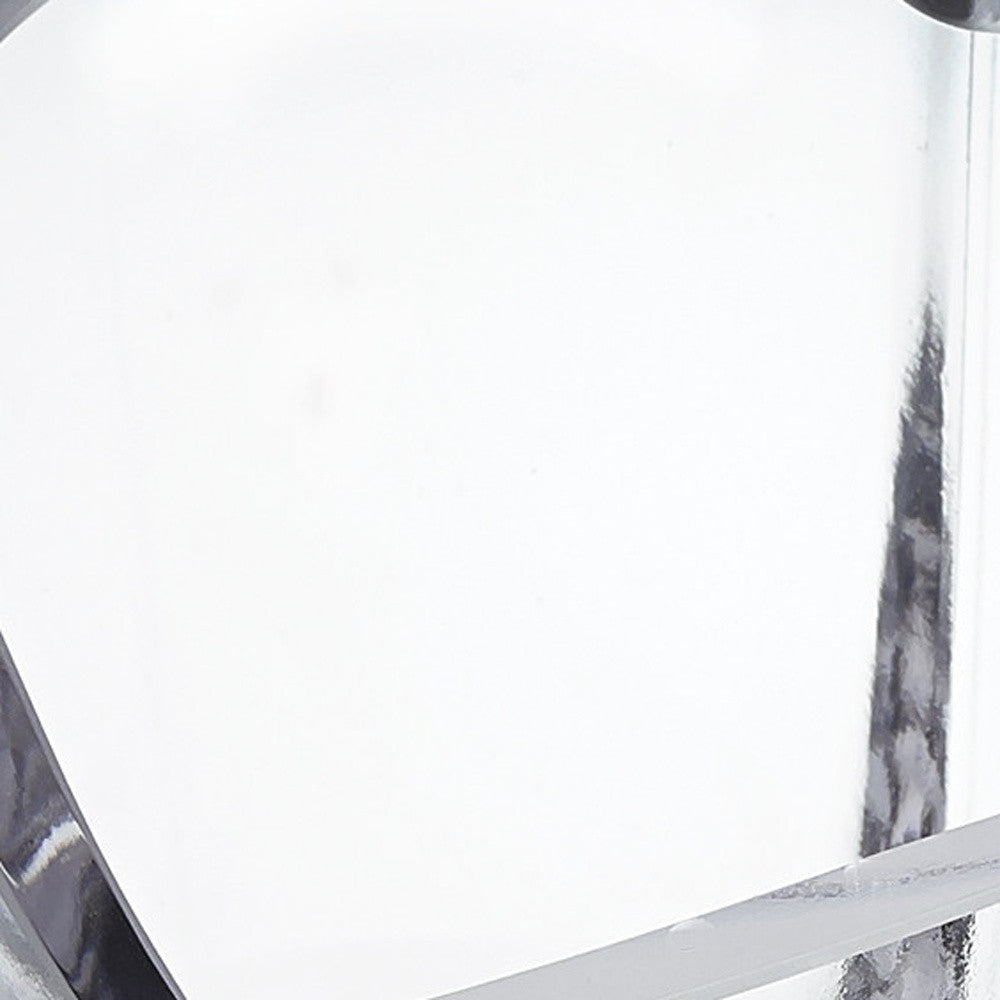 Mouth Blown European Crystal Heart Bowl Or Votive