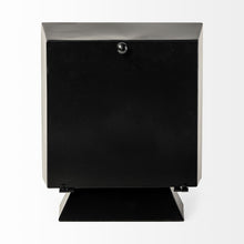 Black Metal Square Desk  Table Clock