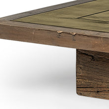 Square Solid Wood Table And Base Coffee Table