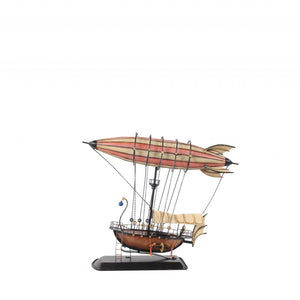 Steampunk Airship Model With Crows Nest