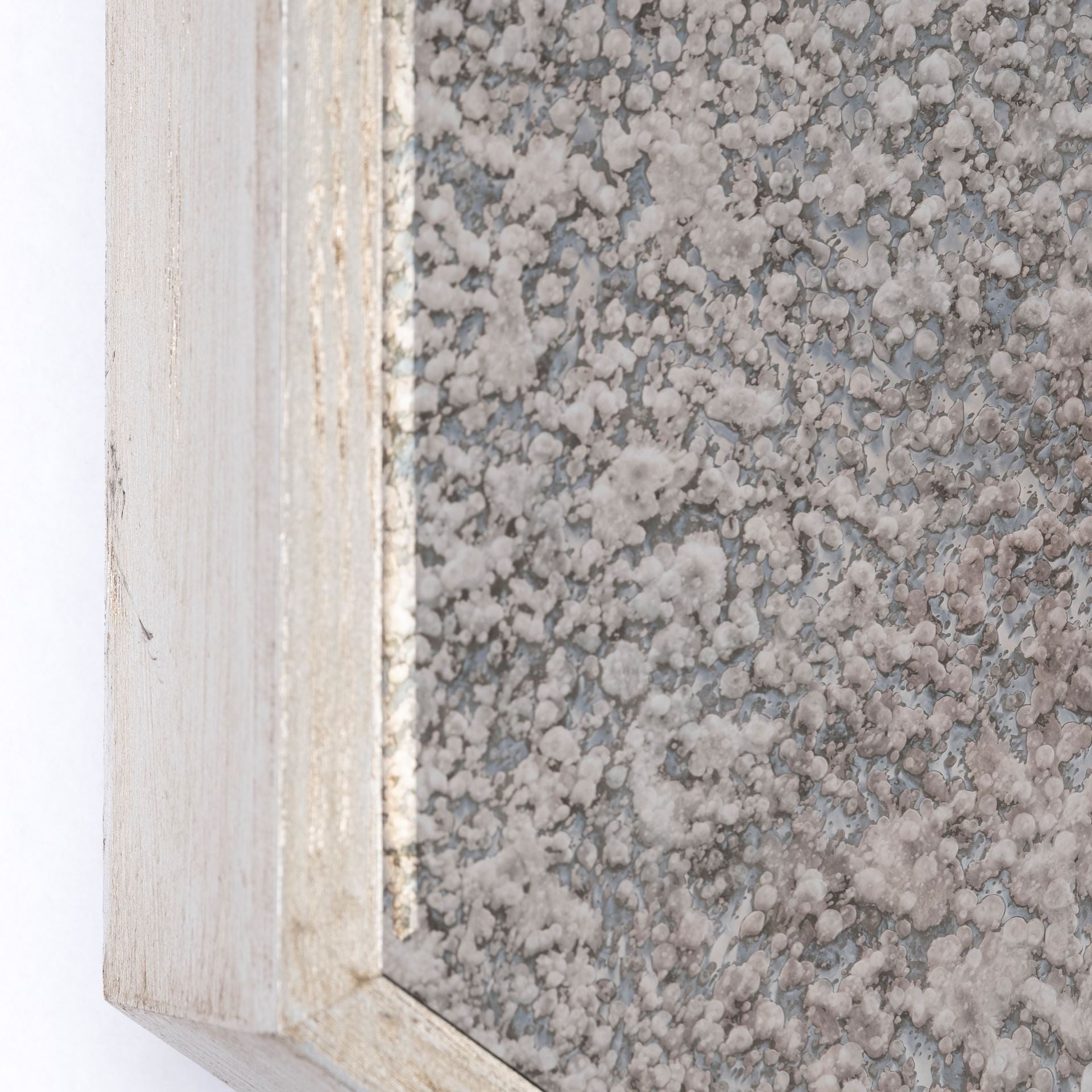 Natural Wood Frame Chevron Wall Mirror