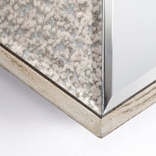 Natural Wood Frame Chevron Wall Mirror