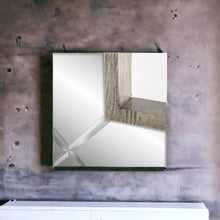 Grey Wood Frame Wall Mirror