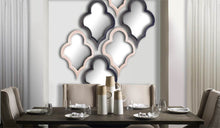 Black Wood Frame Wall Mirror