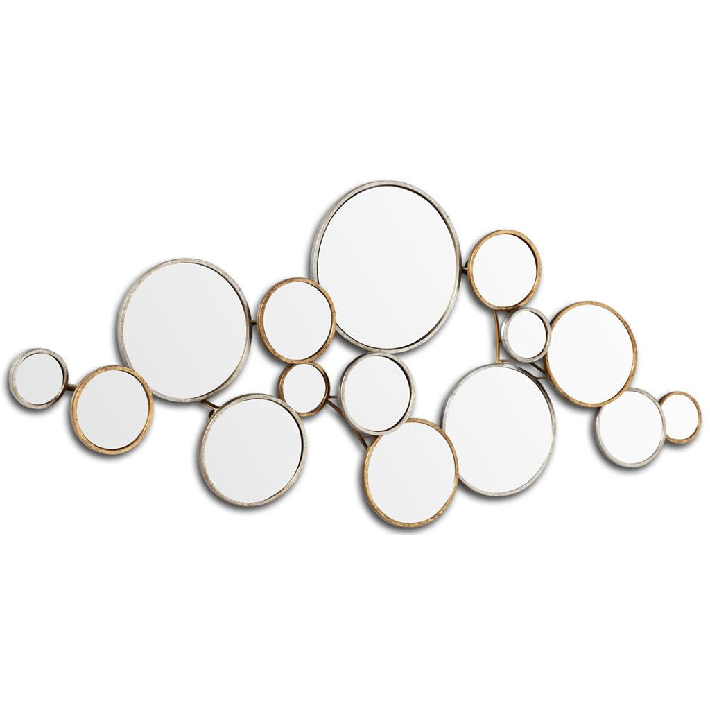 Fifteen Interconnected Wall Mirrors