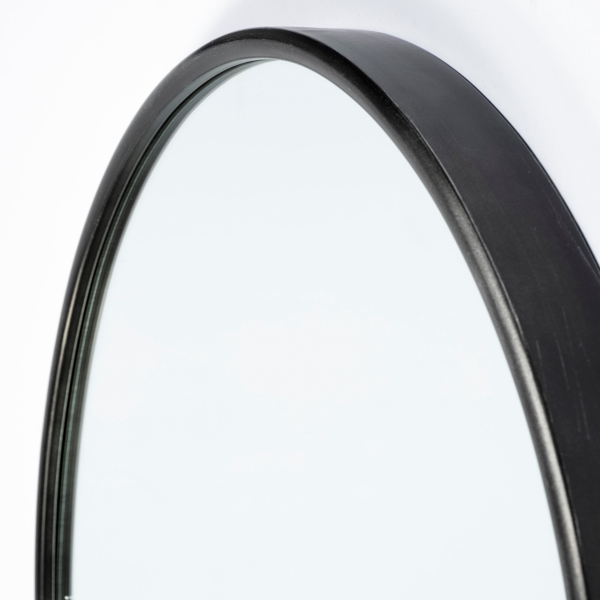 Arch Black Metal Frame Wall Mirror