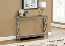Rectangular Dark Taupe Hall Console Accent Table
