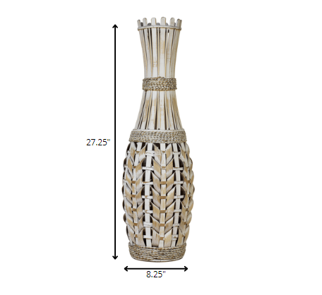 27 Weaving Bamboo Vase
