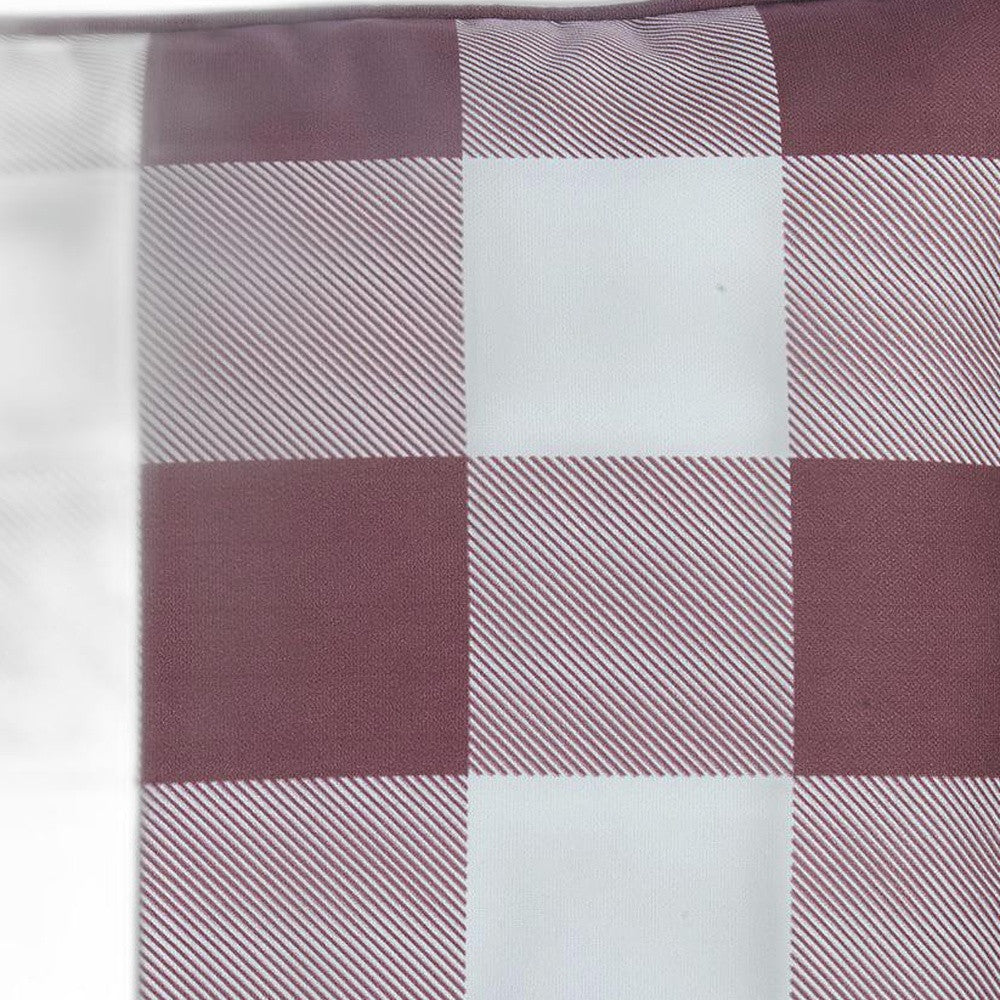 Set Of 4 18" Thanksgiving Gingham Throw Pillow Cover In Multicolor