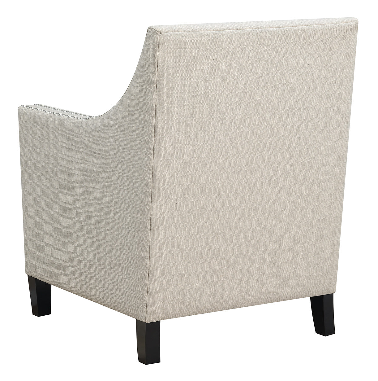 Silla decorativa tapizada en beige