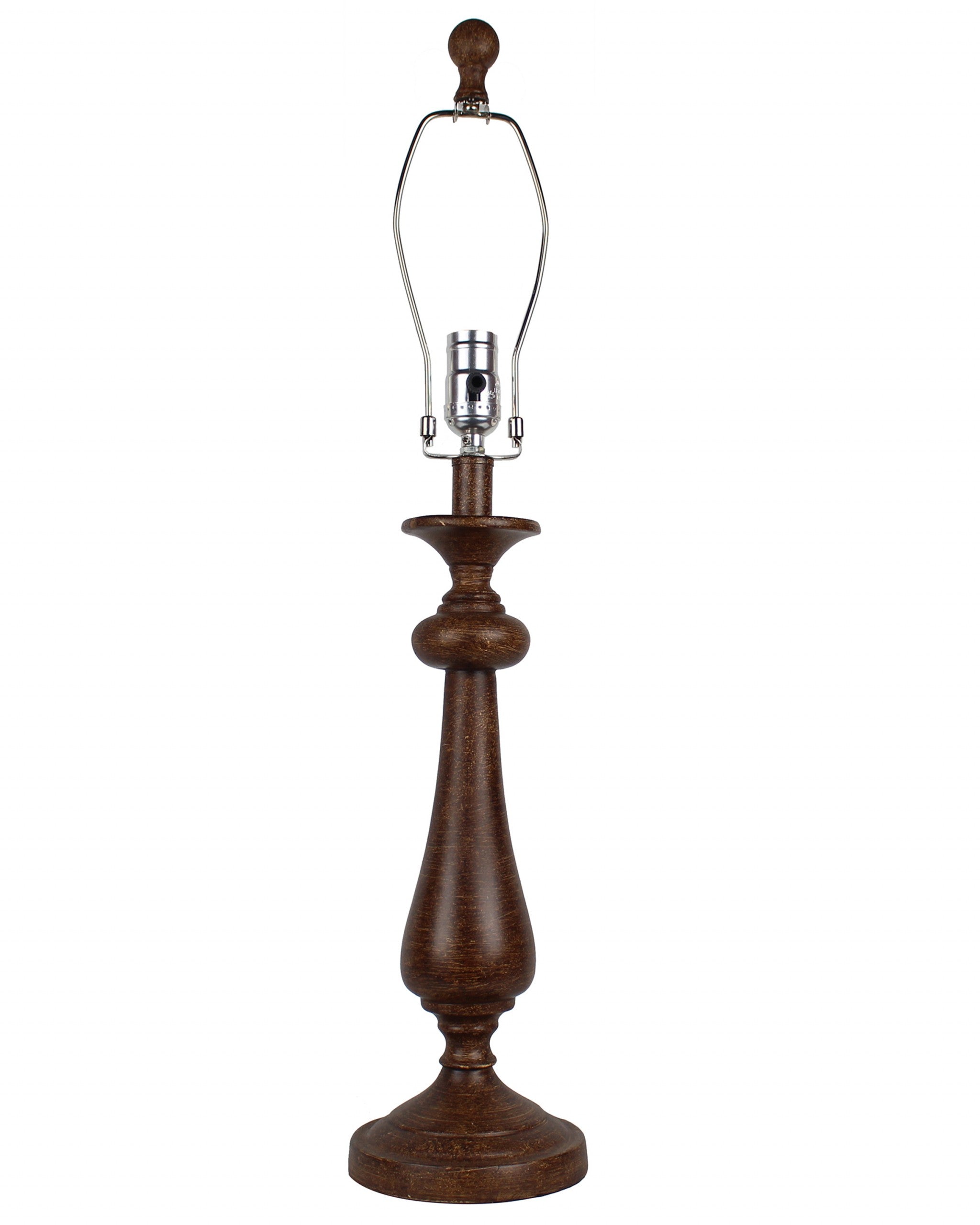 Dark Brown Standard Table Lamp 27"