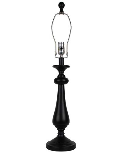 Black Candlestick Multi Color Tribal Arrows Shade Table Lamp