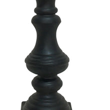 Distressed Black Beige Tribal Arrow Line Shade Table Lamp